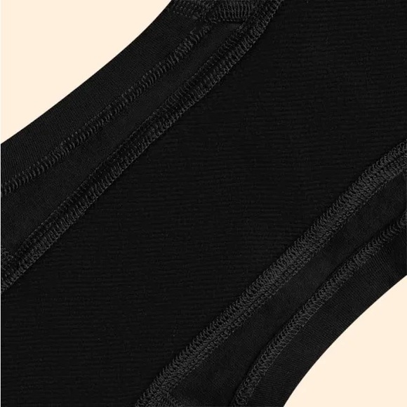 NWT Thinx Moderate Absorbency Period Boyshort Underwear Black Women's Size 0X - Picture 3 of 3